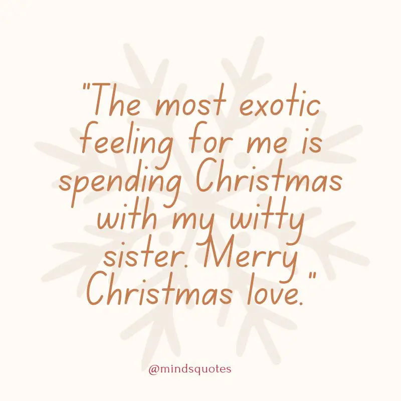 45 FAMOUS Heartfelt Christmas wishes for Sister 7 christmas wishes for sister