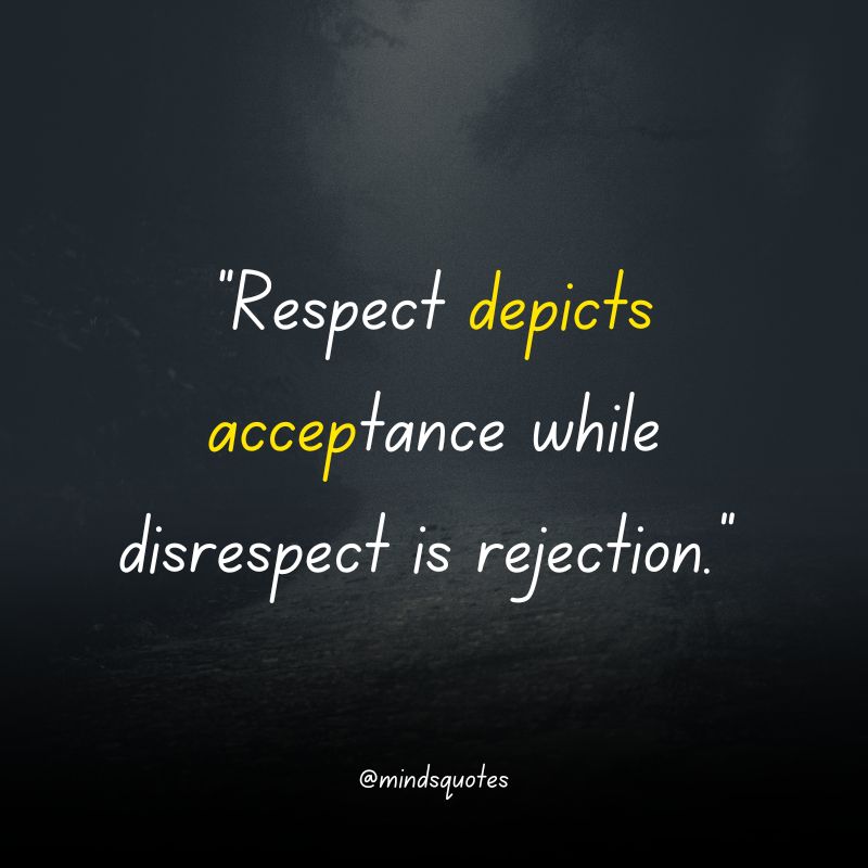 respect quotes in English