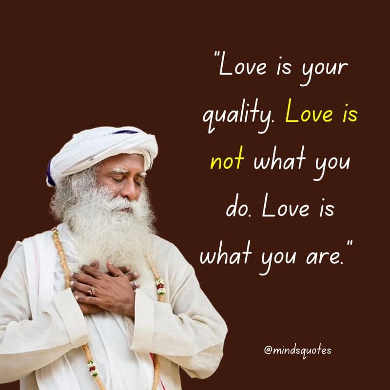 sadhguru quotes on love