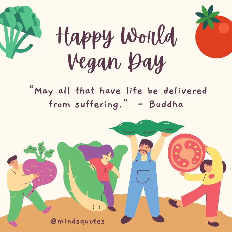 57 Famous World Vegan Day Quotes, Wishes & Messages 6 Happy World Vegan Day Quotes