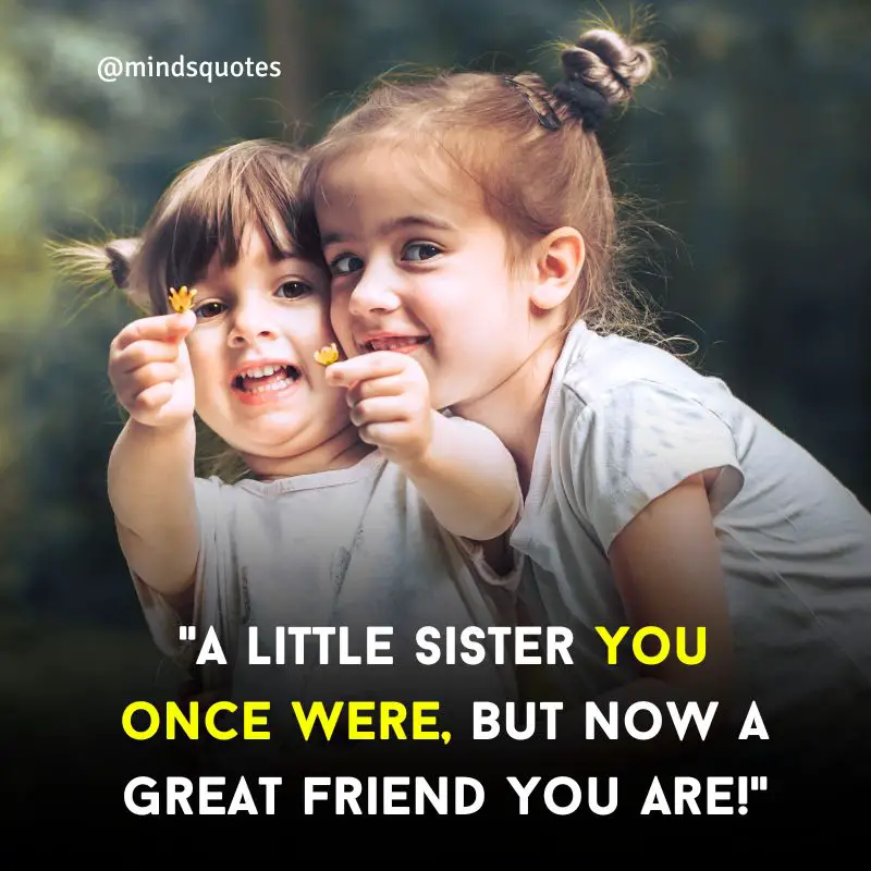 57 Heartwarming Sister Love Quotes To The Unique Bond 9 Little Sister Love Quotes