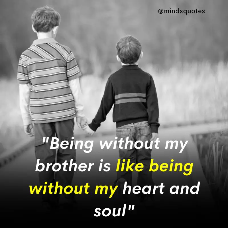 210 Best Brother Quotes A Bond Like No Other 6 heart touching brother quotes