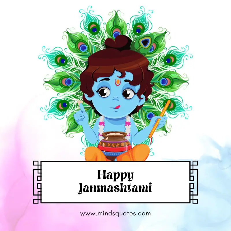 48 Happy Krishna Janmashtami Quotes, Wishes, and Messages 8 Happy Krishna Janmashtami Poster