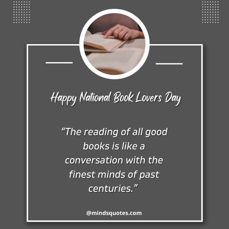 54+ Famous National Book Lovers Day Quotes, Wishes 2 Happy National Book Lovers Day Message