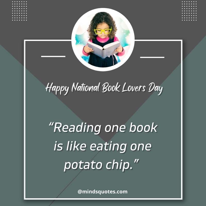 Happy National Book Lovers Day Message 