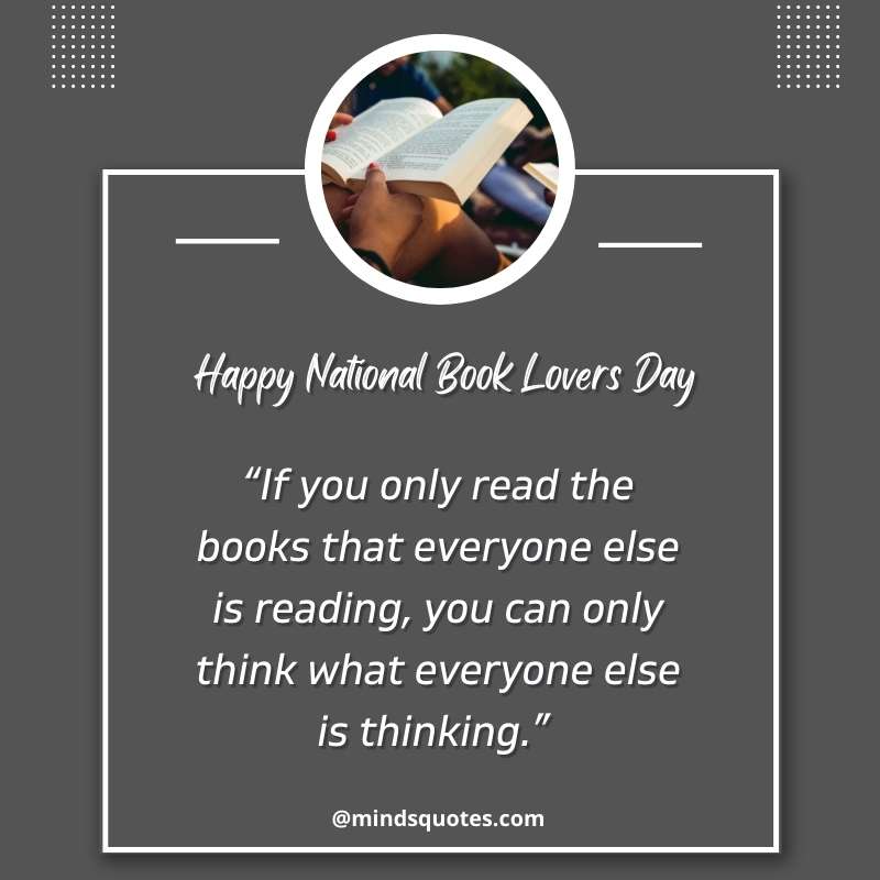 Happy National Book Lovers Day Quotes 