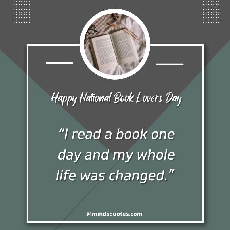 54+ Famous National Book Lovers Day Quotes, Wishes 9 Happy National Book Lovers Day Quotes