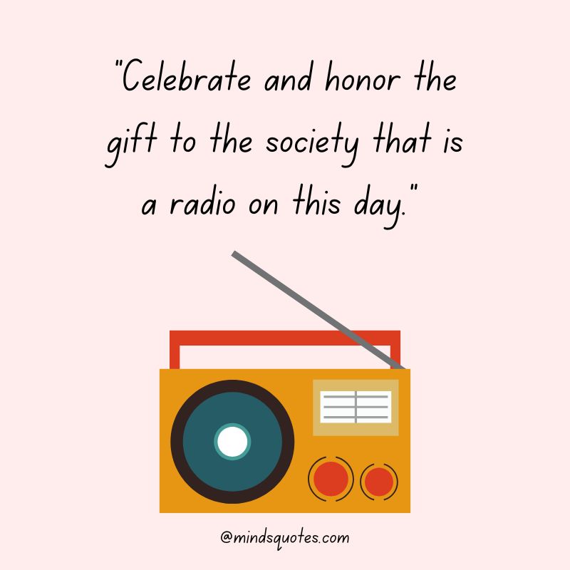 46+ Famous National Radio Day Quotes, Wishes & Messages 4 Happy National Radio Day Quotes