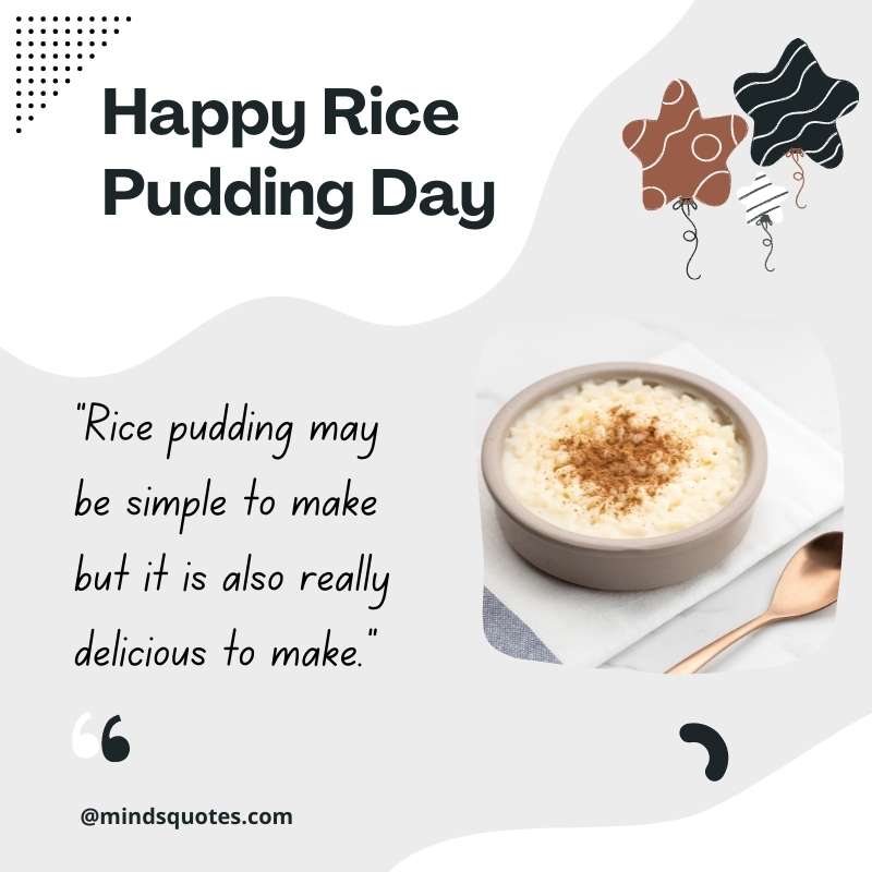 Happy National Rice Pudding Day Wishes