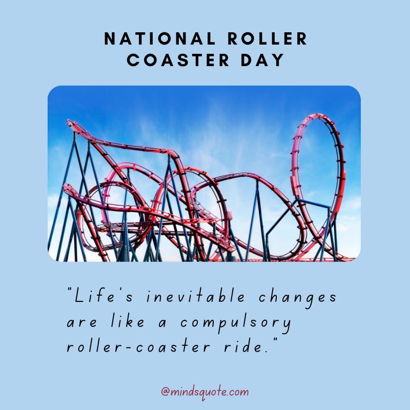 Happy National Roller Coaster Day Quotes