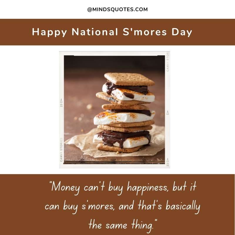 Happy National S'mores Day Wishes