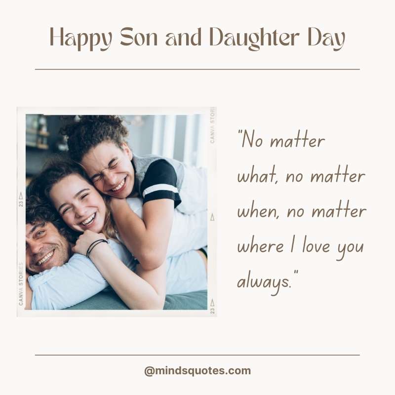 46 National Son and Daughter Day Quotes, Wishes & Messages 9 Happy National Son and Daughter Day Wishes
