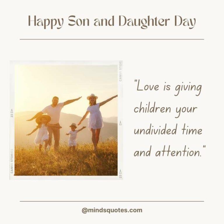 46 National Son And Daughter Day Quotes, Wishes & Messages