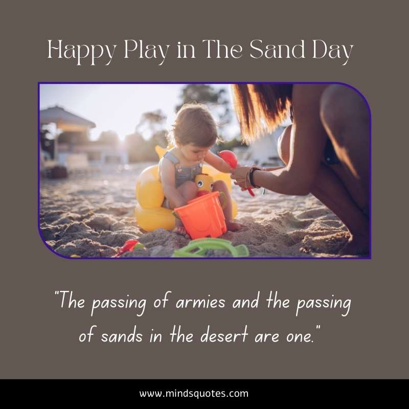 32+ BEST Play in The Sand Day Quotes, Wishes & Messages 7 Happy Play in The Sand Day Wishes