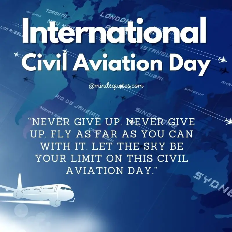 40+ International Civil Aviation Day Quotes, Messages & Slogans 7 International civil aviation day Messages