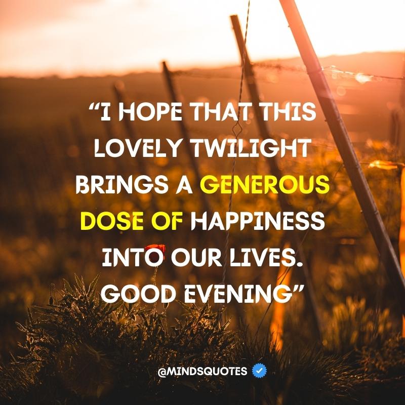Love Good Evening Quotes 