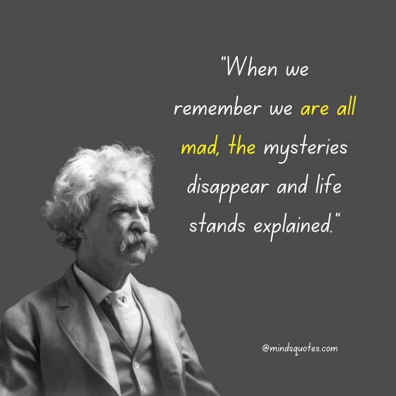 Mark Twain Quotes About Life 
