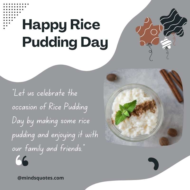 National Rice Pudding Day Wishes