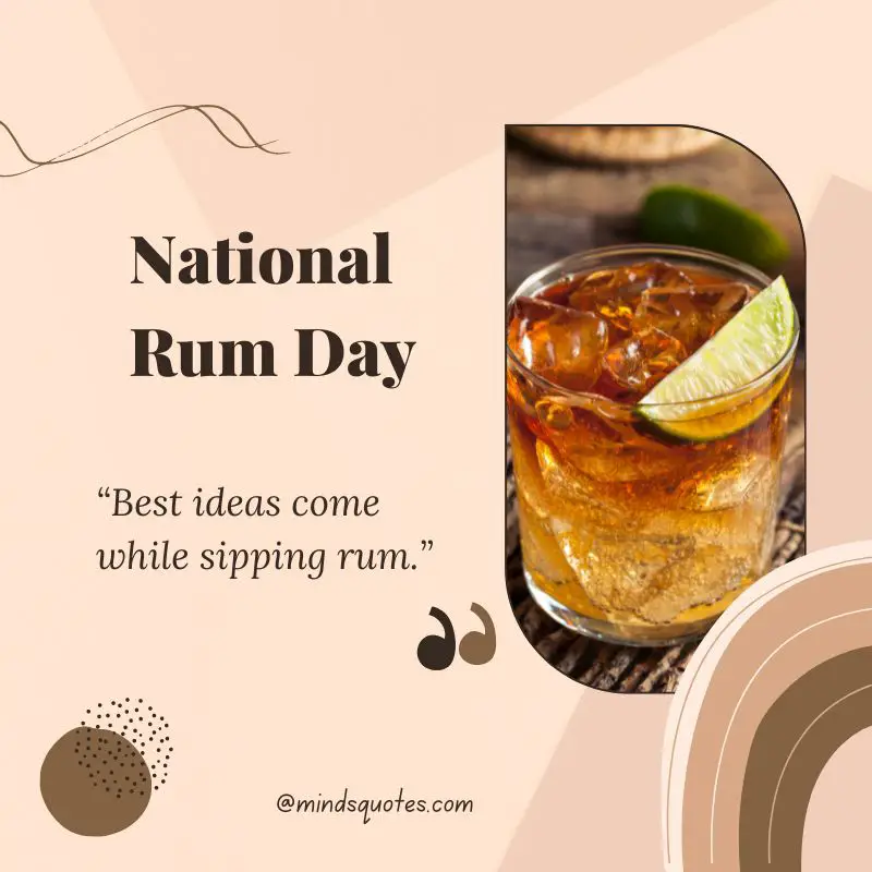 38+ Famous National Rum Day Quotes, Wishes & Messages 11 National Rum Day Quotes