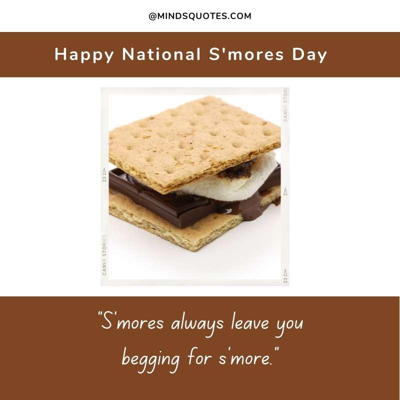 National S'mores Day Wishes