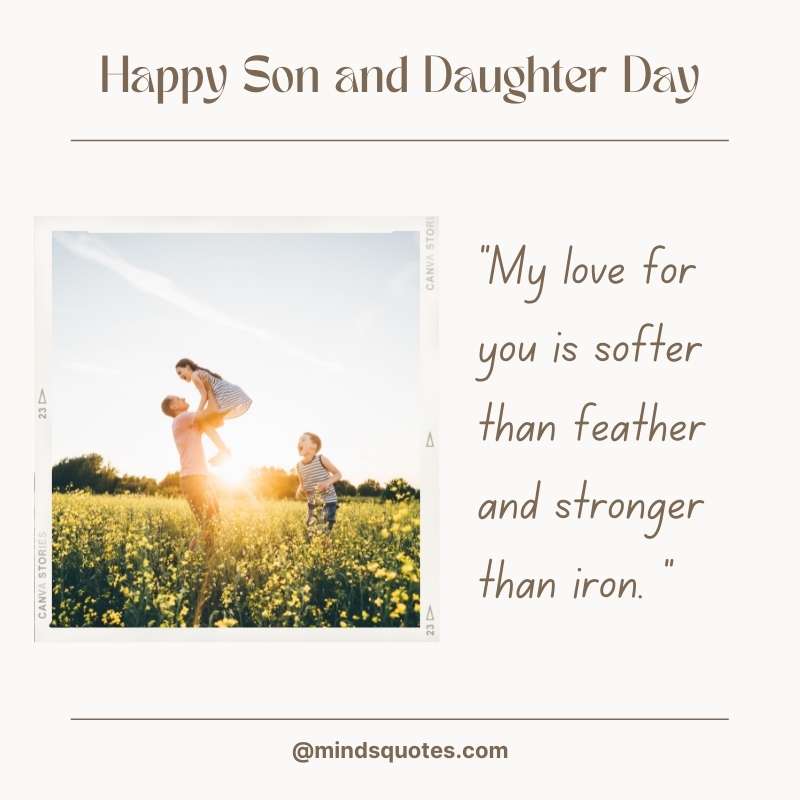 National Son and Daughter Day Wishes