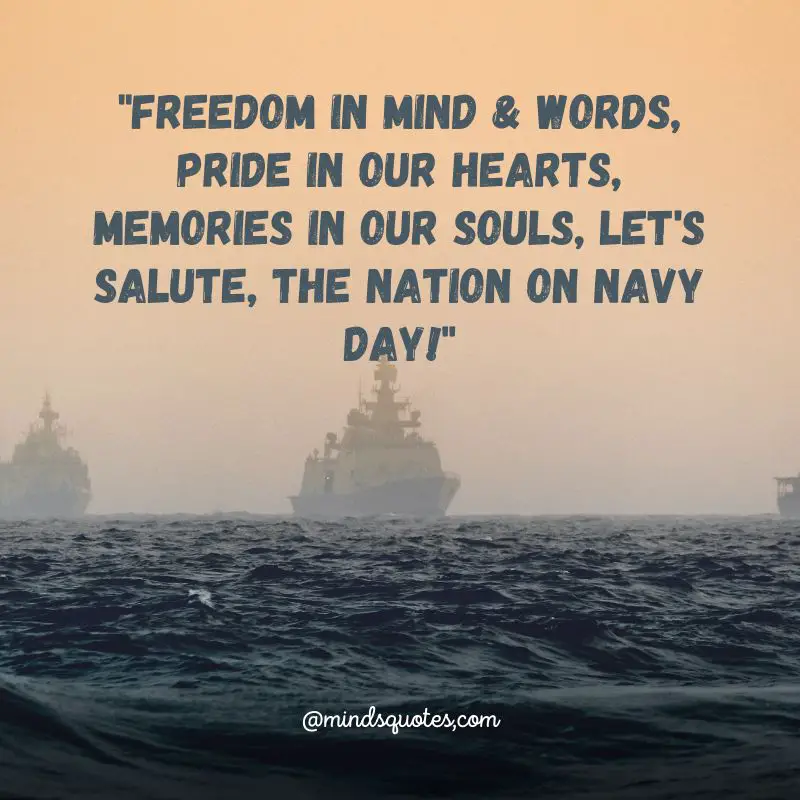 35 Famous Navy Day Quotes, Wishes & Messages, Slogans 5 Navy Day Messages