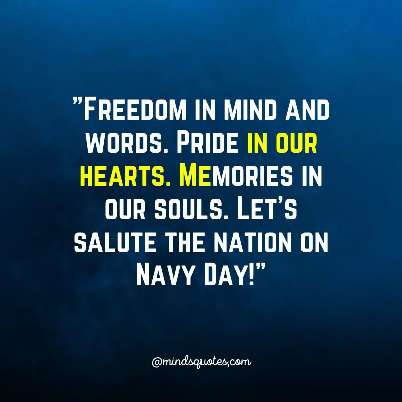 35 Famous Navy Day Quotes, Wishes & Messages, Slogans 4 Navy Day Messages