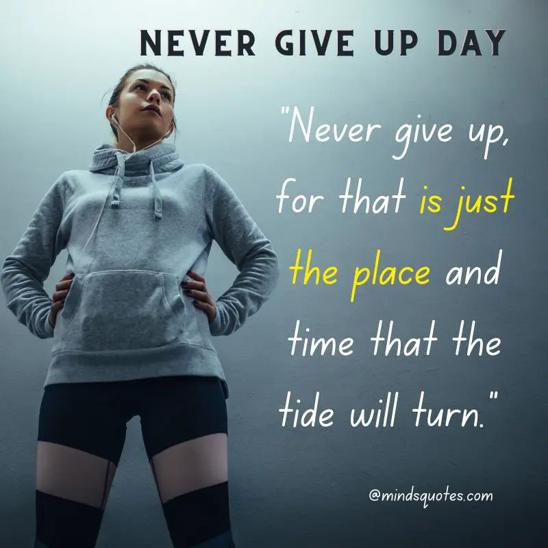 58+ Famous Never Give Up Day Quotes, Wishes, and Messages 15 Never Give Up Day Wishes