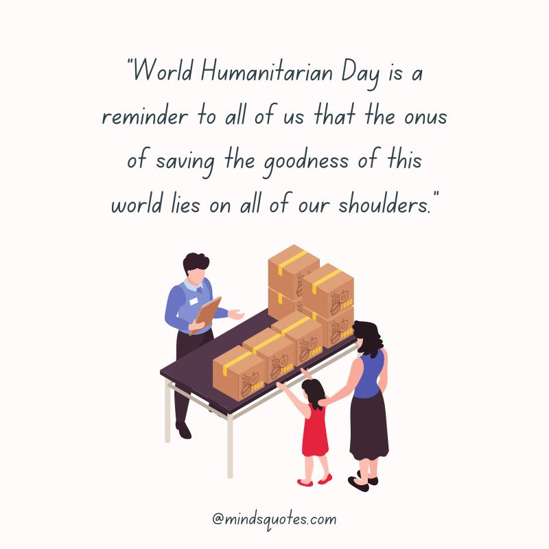 38+ BEST World Humanitarian Day Quotes, Wishes & Messages 5 World Humanitarian Day Messages