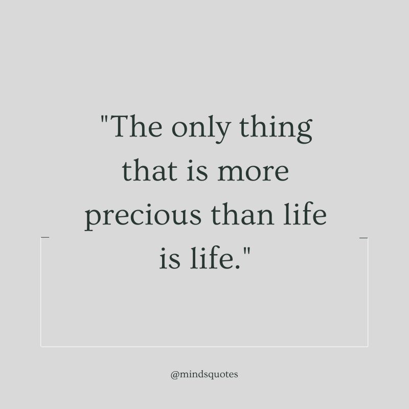 life is precious quotes