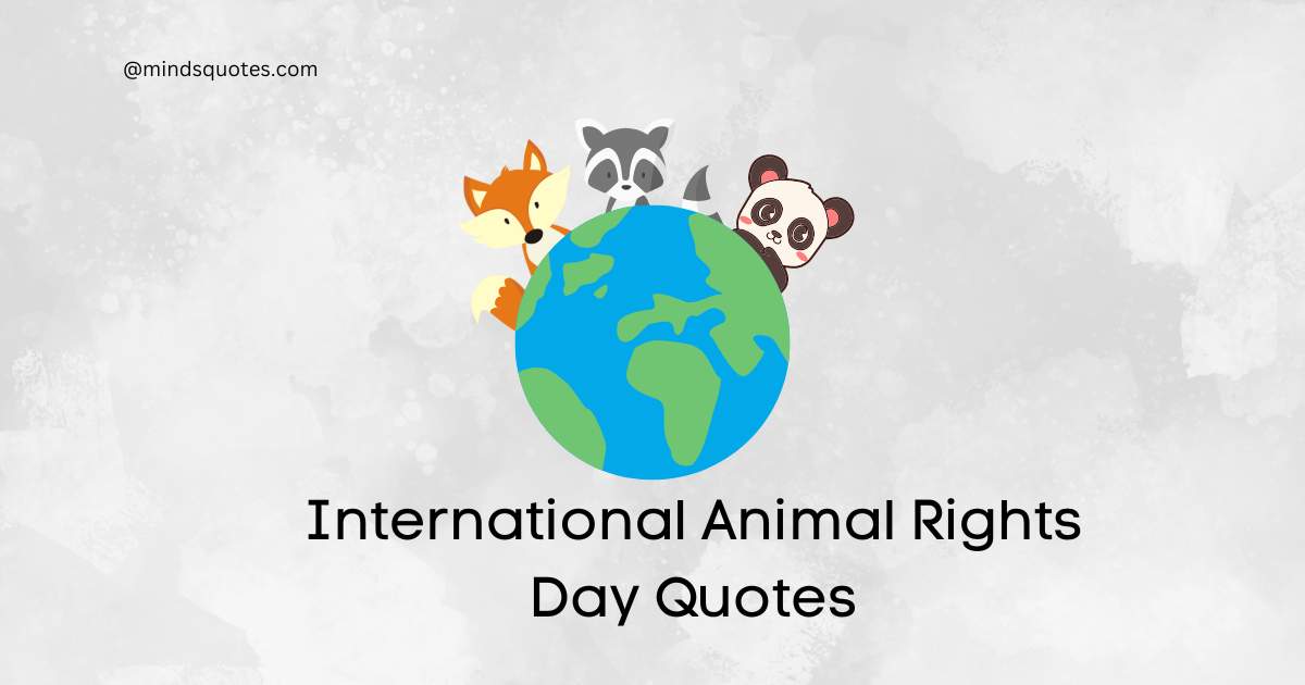50 Famous International Animal Rights Day Quotes, Messages