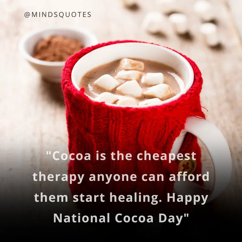 57 BEST National Cocoa Day Quotes, Messages & Wishes 8 Happy National Cocoa Day Messages