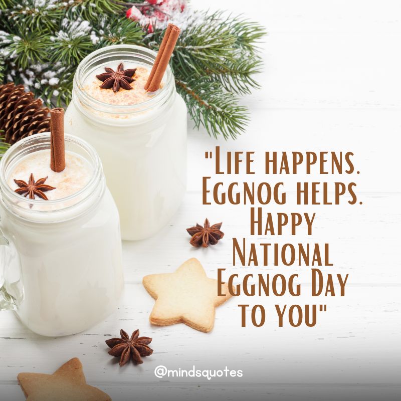 National Eggnog Day Quotes Messages