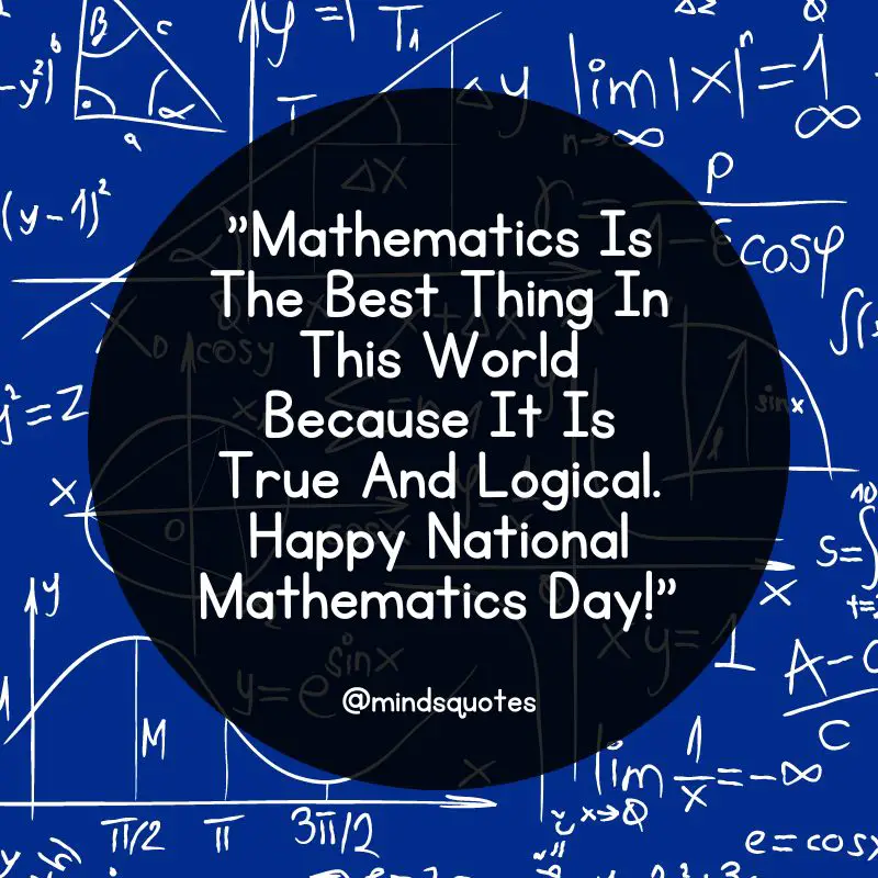 50 National Mathematics Day Quotes, Wishes & Messages 7 National Mathematics Day Wishes