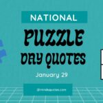 50 National Puzzle Day Quotes, Wishes & Messages 