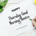 75 Thursday Good Morning Quotes To brighten Your Day