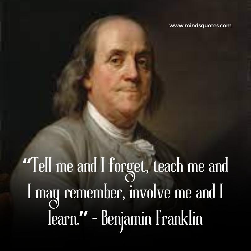 Benjamin Franklin Quotes About Education