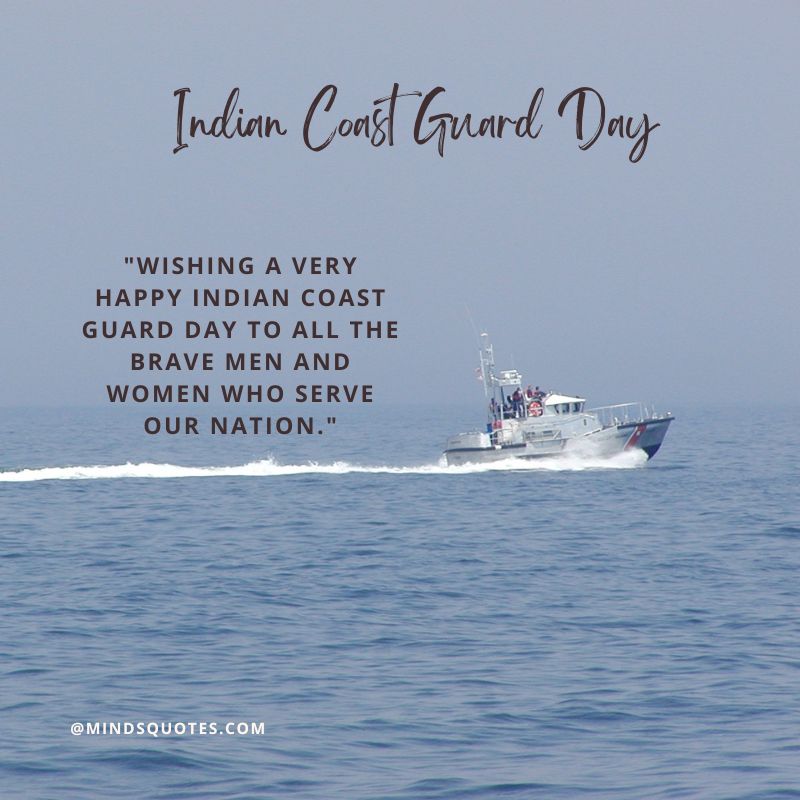 Indian Coast Guard Day Wishes 
