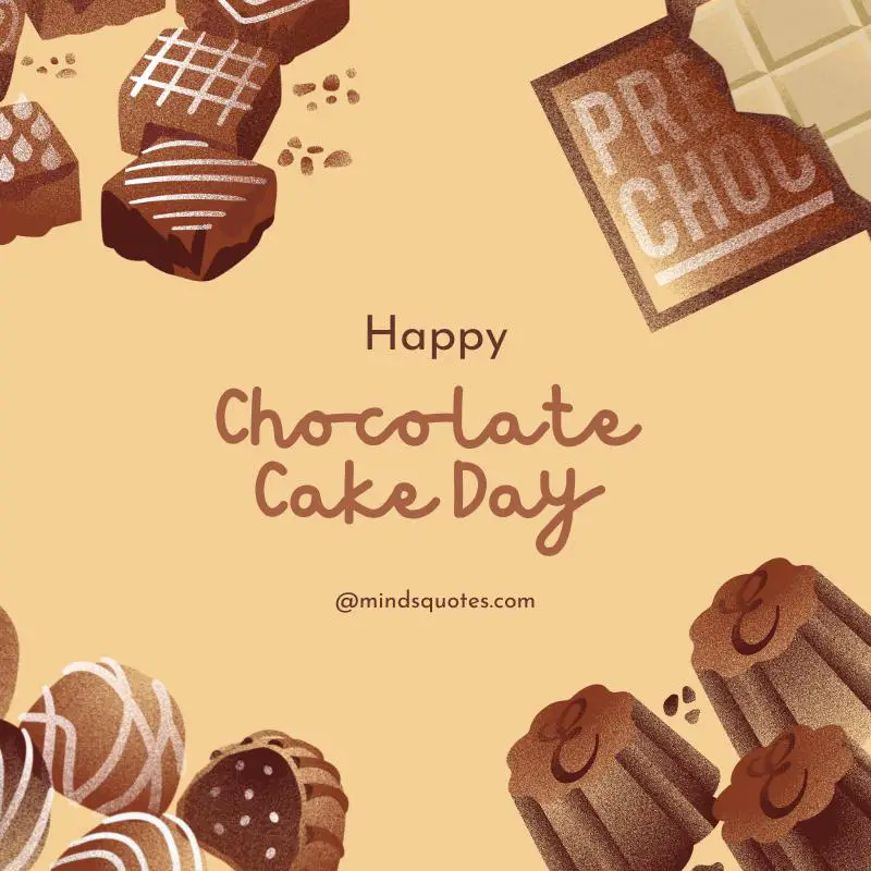 50 National Chocolate Cake Day Quotes, Wishes & Messages 2 National Chocolate Cake Day Quotes