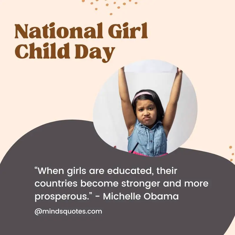 70 National Girl Child Day Quotes, Wishes & Messages 3 National Girl Child Day Quotes