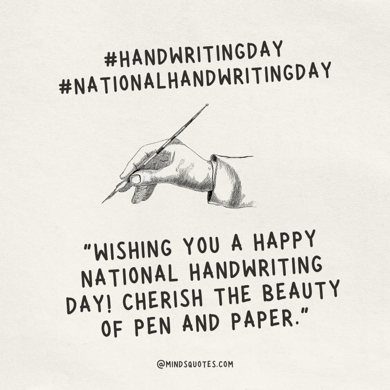 National Handwriting Day Greetings