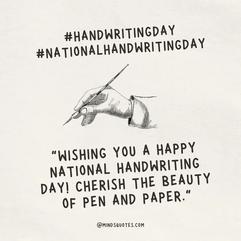 55 National Handwriting Day Quotes, Wishes & Messages 10 National Handwriting Day Greetings