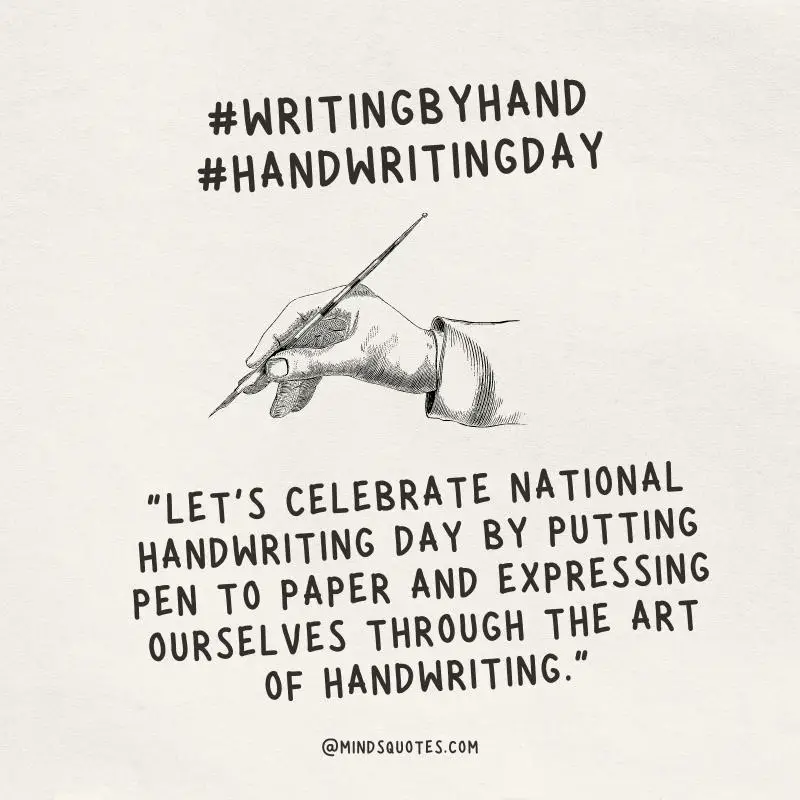 55 National Handwriting Day Quotes, Wishes & Messages 8 National Handwriting Day Messages