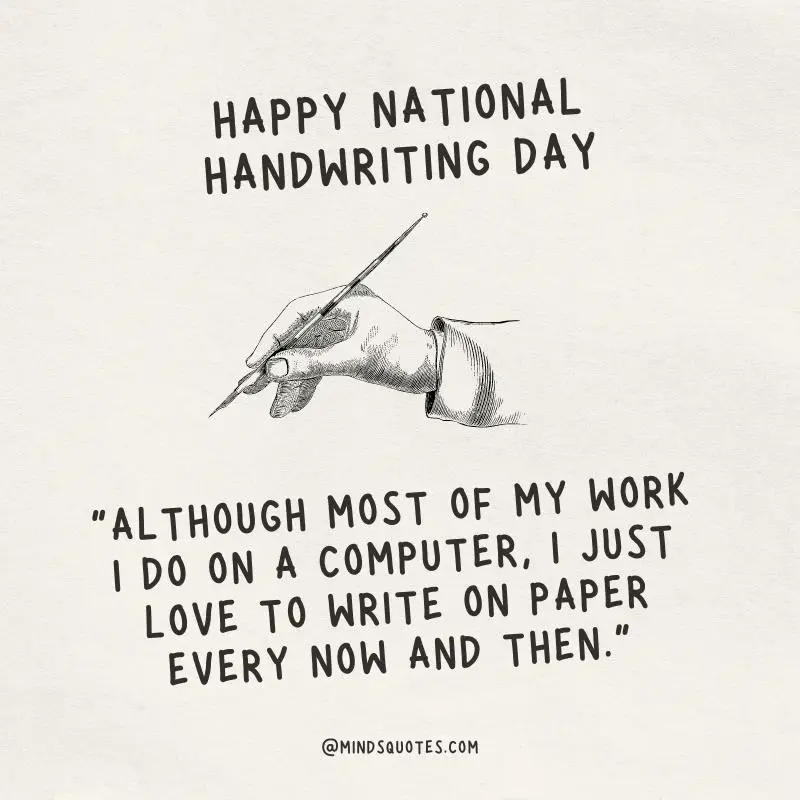 55 National Handwriting Day Quotes, Wishes & Messages 7 National Handwriting Day Messages