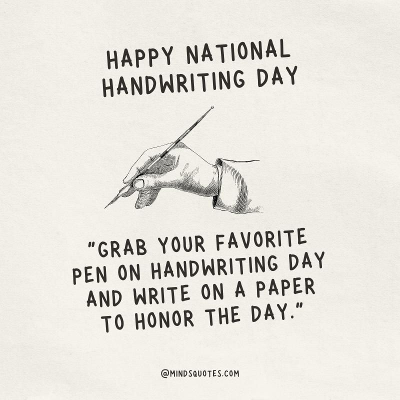 National Handwriting Day Wishes