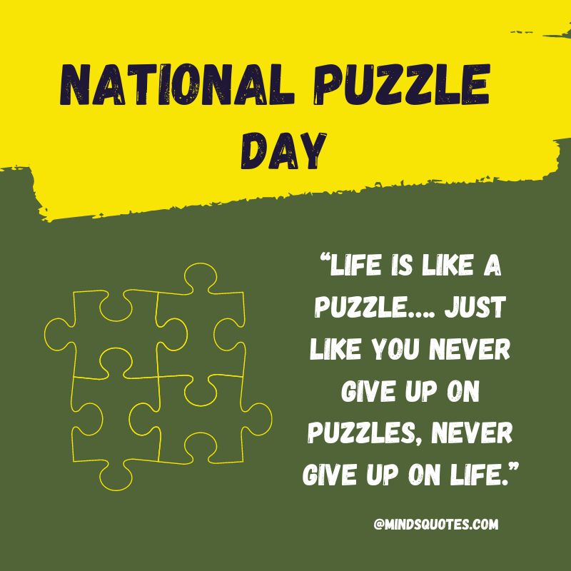 National Puzzle Day Messages 