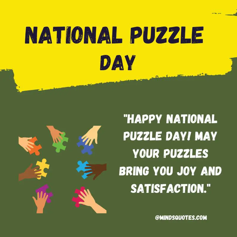 50 National Puzzle Day Quotes, Wishes & Messages 4 National Puzzle Day Wishes