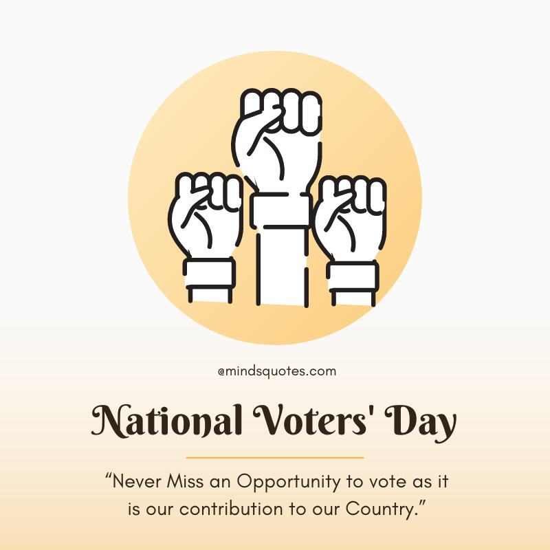 National Voters' Day Messages 
