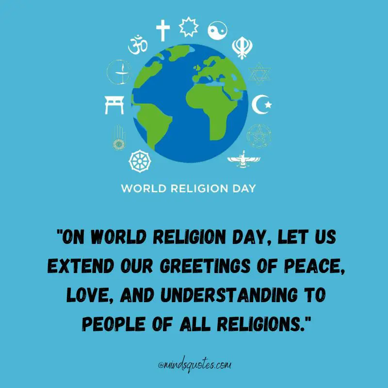50 World Religion Day Quotes, Wishes & Messages, Greetings 10 World Religion Day Greetings