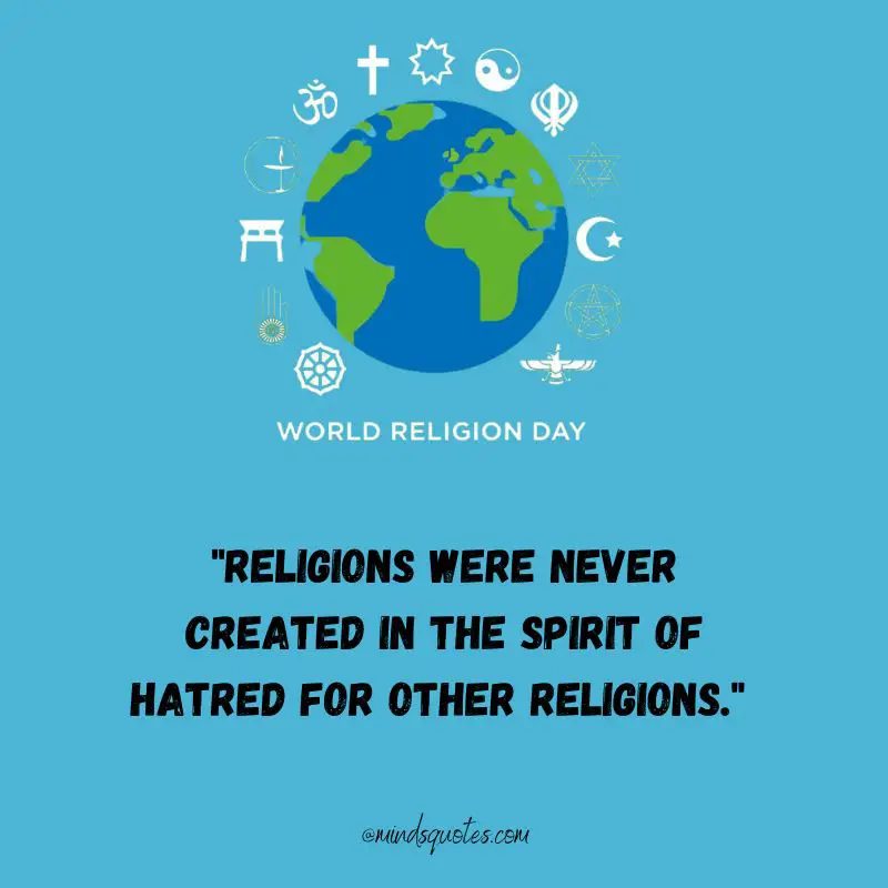 50 World Religion Day Quotes, Wishes & Messages, Greetings 9 World Religion Day Messages